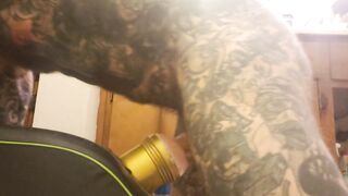Home Bath Floor Fleshlight Screw