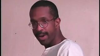 Sexually excited golden-haired mother I'd like to fuck unfathomable mouths a giant ebony dick previous to coarse screw