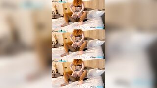 POV cowgirl riding in ebony underware ??