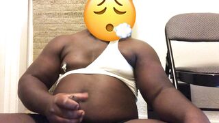 Muscle Bull With Cream On Right Nipp BUSTING A NUT To A Throatfucking Scene!