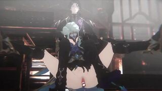 Dottore x Pantalone - Genshin Impact Queer Animation R34