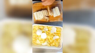 Peeling 'em Potatoe and greasing BACoN
