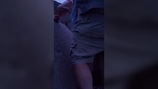 Public Exposure Leads To Savage Deepthroat Session