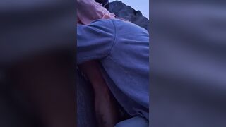 Public Exposure Leads To Savage Deepthroat Session