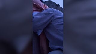 Public Exposure Leads To Savage Deepthroat Session