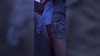 Public Exposure Leads To Savage Deepthroat Session