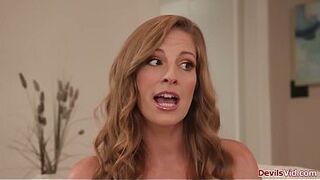 mother I'd like to fuck Annie King finds out her bff Danielle Renae is her husbands mistresse.The large bazookas wife is down for a 3some as they take turns riding his shlong