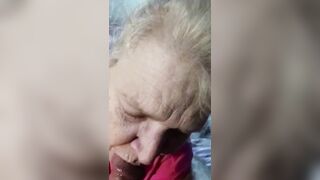 Hawt mother I'd like to fuck Sucking Some Knob!