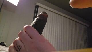 Blue eye Ginger Deepthroating Ebony Jock and gets pounded