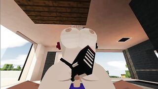 The emo cutie can't control herself and screws me sensually / Minecraft Jenny Mod