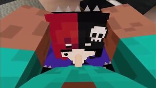 The emo cutie can't control herself and screws me sensually / Minecraft Jenny Mod