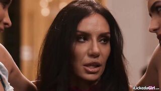 Isa Bella and her stepmom Anissa Kate invite her principal Remy Rune to have trio.The mother i'd like to fuck is facesitting whilst stepdaughter is snatch licking.