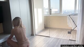Stepmom Screws Herself With A Vibrator, Squirts And Piddles