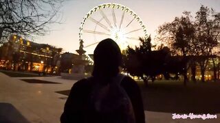 Cute Small Angel Rides Large Knob! - Budapest Sex Vlog - Jamie Youthful