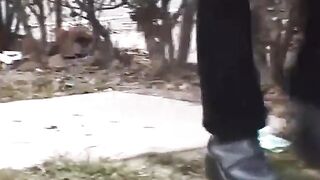 Openly pissing two - Outdoor public places pissing DVD