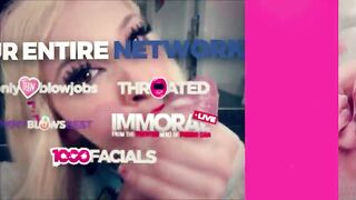 Angel Ritchie Epic Sloppy Deepthroat on Thick Schlong