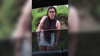 POV real amateur porn, gorgeous Colombian woman gives a tremendous fellatio to her boyfriend