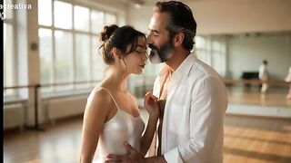 Dance teacher has sex with his youthful student after her performance - AI-generated content