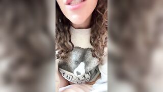 Lesbo Facetime for Girlfriend POV mutual masturbation talking sapphic gfe hitachi sex toy