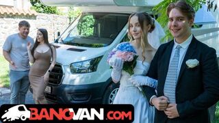 BangVan - Bride Polly Youngs Screwed by Stranger Right at Her Wedding During the time that Groom Watches!
