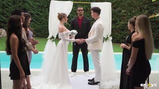 Whore Bride Wedding 3some