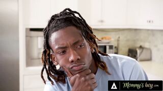 MAMA'S MALE - mother I'd like to fuck Danielle Renae’s Large Bazookas Tempt Her Stepson For Interracial Screw