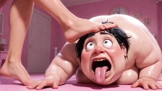 Obese Unattractive Woman Degraded - Lick Gorgeous Cutie's