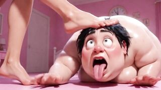 Obese Unattractive Woman Degraded - Lick Gorgeous Cutie's