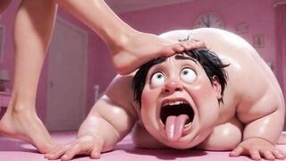 Obese Unattractive Woman Degraded - Lick Gorgeous Cutie's