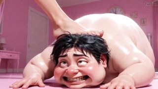 Obese Unattractive Woman Degraded - Lick Gorgeous Cutie's