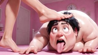 Obese Unattractive Woman Degraded - Lick Gorgeous Cutie's