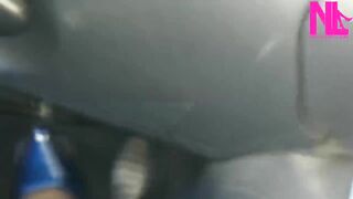 Fleshly Driving in Pattent Blue Buffalo Super Hot Pumps