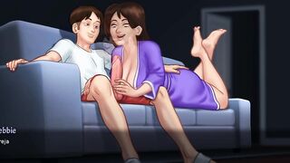 My Evening Adventures with My Hawt Stepmom on the Daybed Each Night - summertime saga