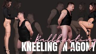 Kneeling in Anguish - Ballbusting
