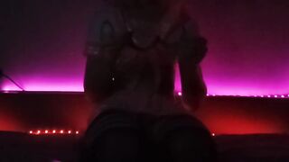 pink-haired femboy got carried away with handcuffs and can't get out...