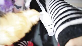 Daring Cosplay Blurts Excitement Throughout Fur Mask