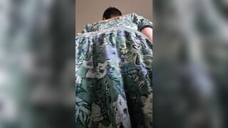 Thrifted Costume Upskirt Tease