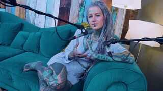 Anuskatzz tattoo model ASMR Y - U podcast talking