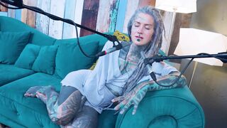 Anuskatzz tattoo model ASMR Y - U podcast talking