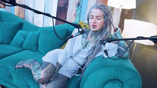 Anuskatzz tattoo model ASMR Y - U podcast talking