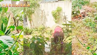I do everything for my wife's gaze/AKIILISA gardening movie scene