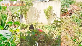 I do everything for my wife's gaze/AKIILISA gardening movie scene