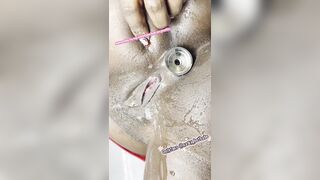 Sexually excited Teen Cutie +18yrs Gets Wicked in the Shower Recording Movie scene 4 Her Lecturer Lover!