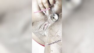 Sexually excited Teen Cutie +18yrs Gets Wicked in the Shower Recording Movie scene 4 Her Lecturer Lover!