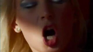 Nice-looking blond skank gets her cunt licked by youthful dude