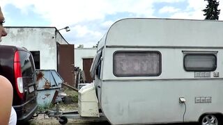 Real pair screws on the camper