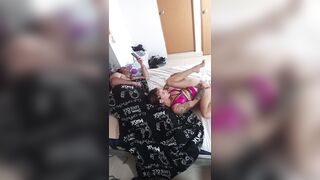 I masturbate in front of my stepfather until I've an climax.