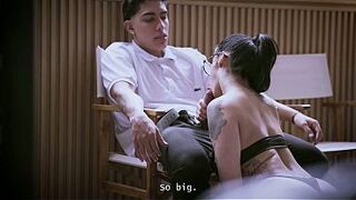 My stepson watches me in my yoga class and asks me to let him bang me in the butt!
