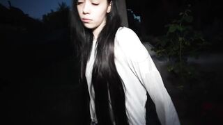 The security guard screwed me hard for a cherry and my sneaky - thrusts - sex on the street