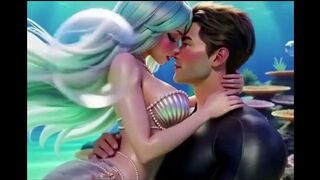Below Water Sex with Girlfriend looking Glamorous